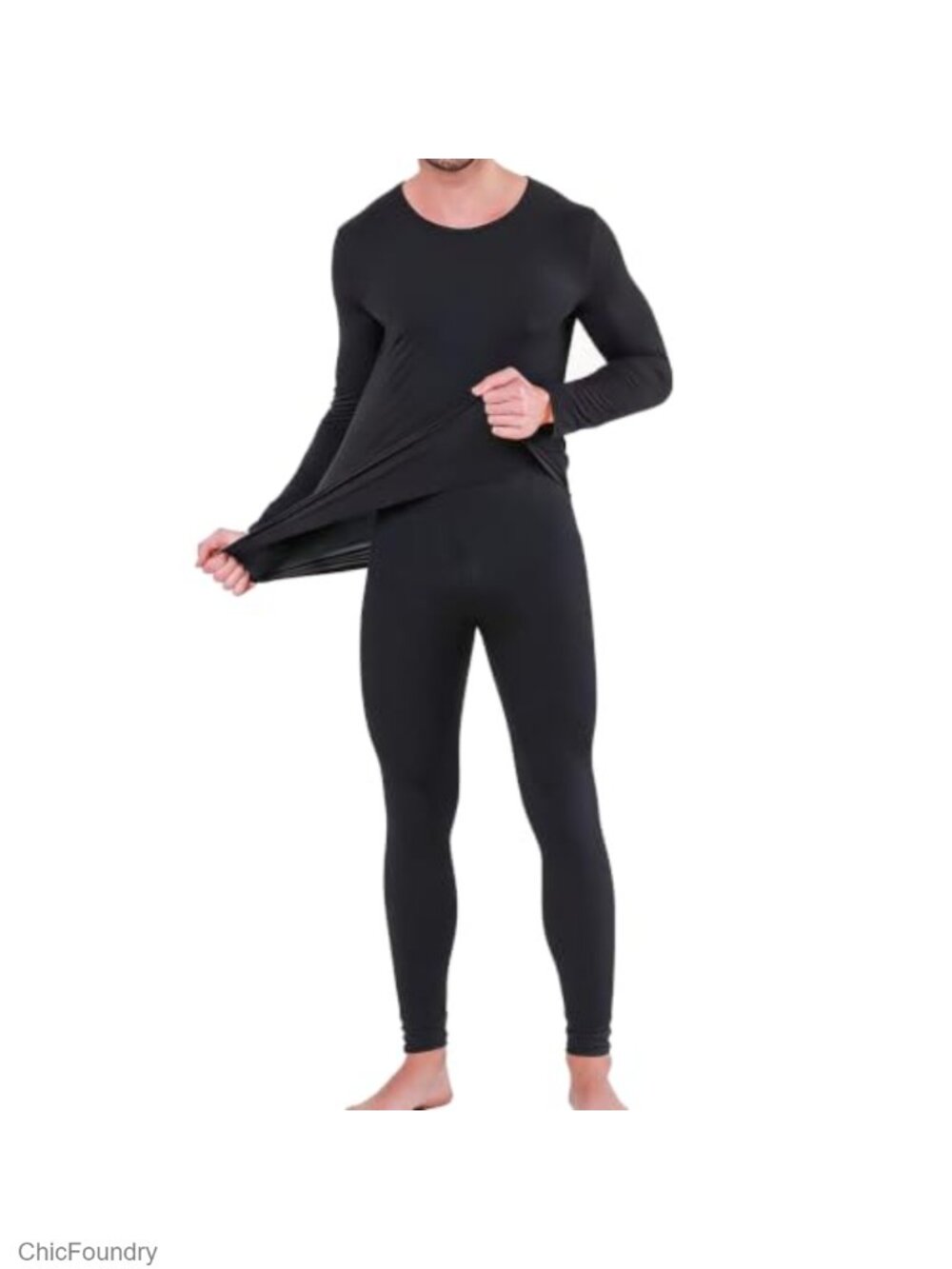Men's Thermal Underwear Set Ultra Soft Stretch Base Layer Long Johns